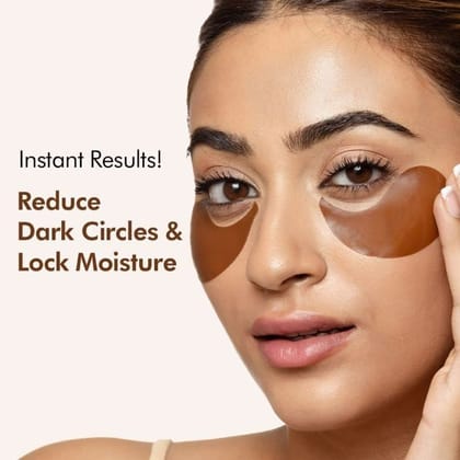 MCaffeine Coffee Hydrogel Under Eye Patches for Dark Circles with Hyaluronic Acid - 30 Pairs (30 Pair)