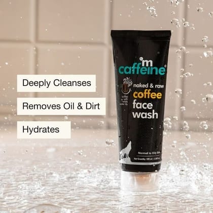 MCaffeine D-Tan Coffee Face Wash for a Fresh & Glowing Skin - Hydrating Face Cleanser for Oil (100ml)