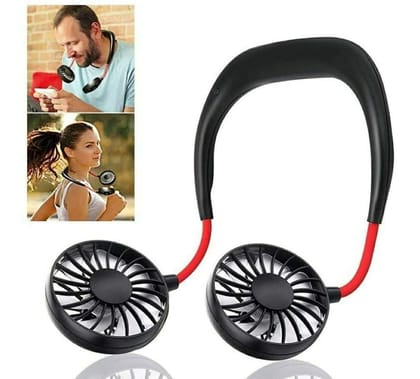Portable Hanging USB Rechargeable Wearable Neck Fan