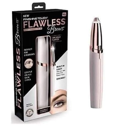 Finishing Touch Flawless Brows 18K Gold Plated Painless Hair Remover