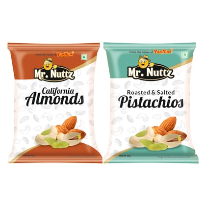 Mr.Nuttz Almonds & Pistachios 100g (2 x 50g)