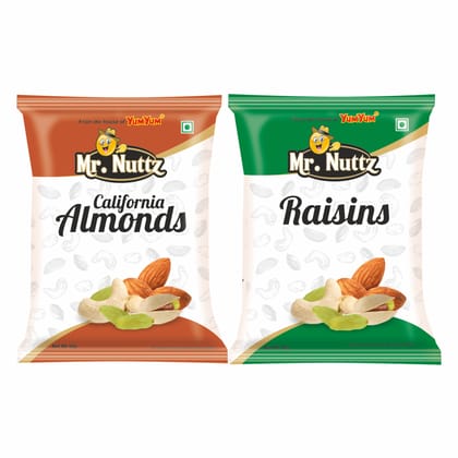 Mr.Nuttz Almonds & Raisins 100g (2 x 50g)