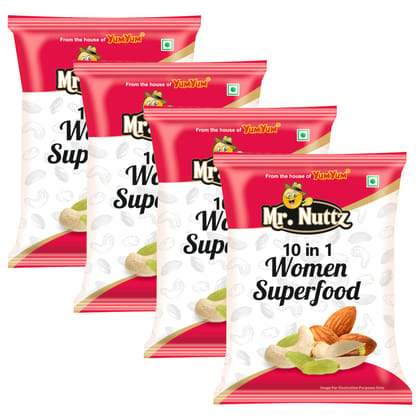 Mr.Nuttz 10 in 1 Women Superfood 200g (4 x 50g)