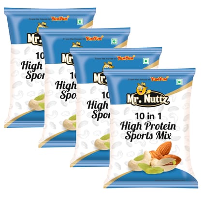Mr.Nuttz Premium 10 in 1 High Protein Sports Mix 200g (4 x 50g)