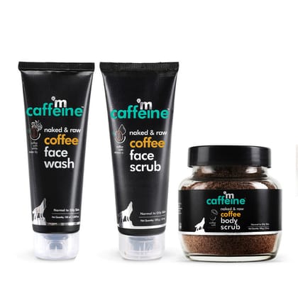 MCaffeine Complete Coffee Skin Care Combo (300g)