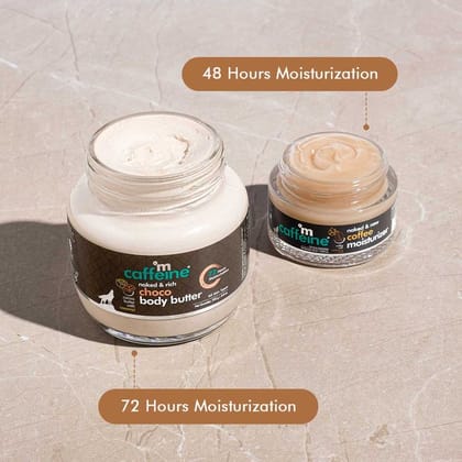 MCaffeine Deep Moisturization Duo - Choco Body Butter & Coffee Face Moisturizer (300ml)