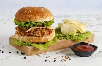 Crunchy Fried Chicken Burger __ Reg