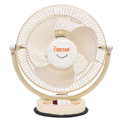 MyChetan AP12 Inch High Speed Cool Air Fan | Copper Motor 300 MM Table Fan | 3 Speed Settings | Made In India Table Fan Multicolor