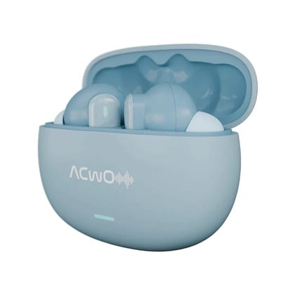 DwOTS 727 Seamless Connectivity With Noise Cancellation (Baby Blue) | 365 Day Warranty