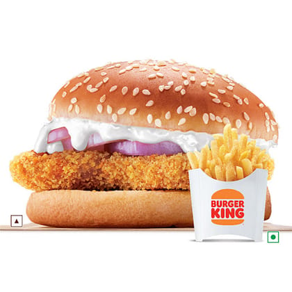 Crispy Chicken Burger+Fries(Reg)