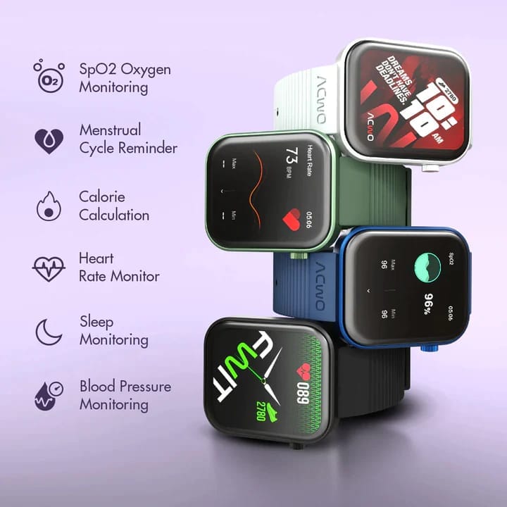 FwIT SX Calling Smart Watch (Royal Blue) | 365 Day Warranty