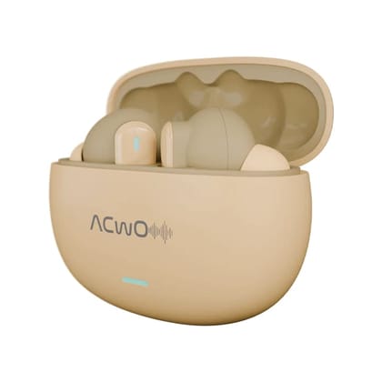 DwOTS 727 Seamless Connectivity With Noise Cancellation (Caramel Cream) | 365 Day Warranty