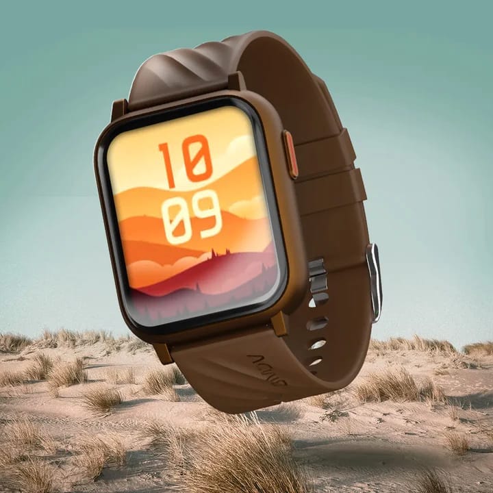 FwIT 007 Calling Smart Watch - (Walnut Brown) | 365 Day Warranty