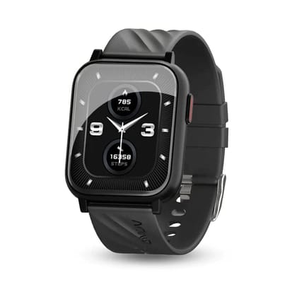 FwIT 007 Calling Smart Watch - (Rich Black) | 365 Day Warranty