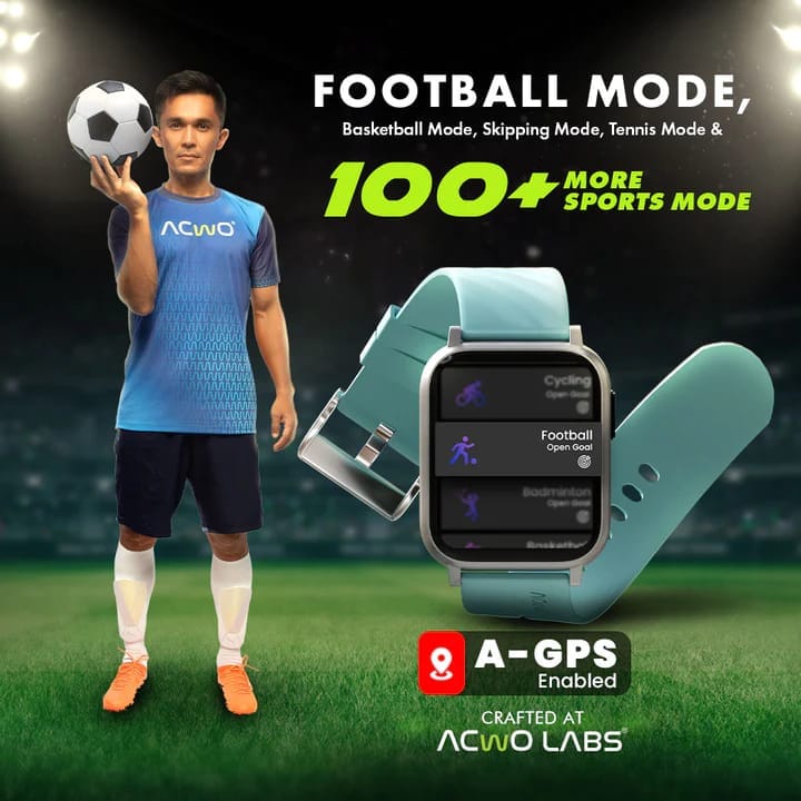 FwIT 007 Calling Smart Watch - (Smokey Silver) | 365 Day Warranty