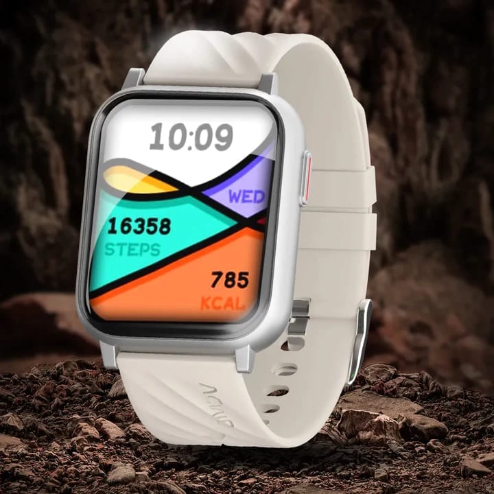 FwIT 007 Calling Smart Watch - (Smokey Silver) | 365 Day Warranty