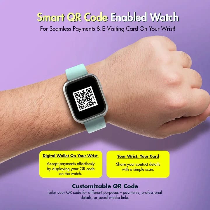 FwIT 007 Calling Smart Watch - (Cloud Blue) | 365 Day Warranty