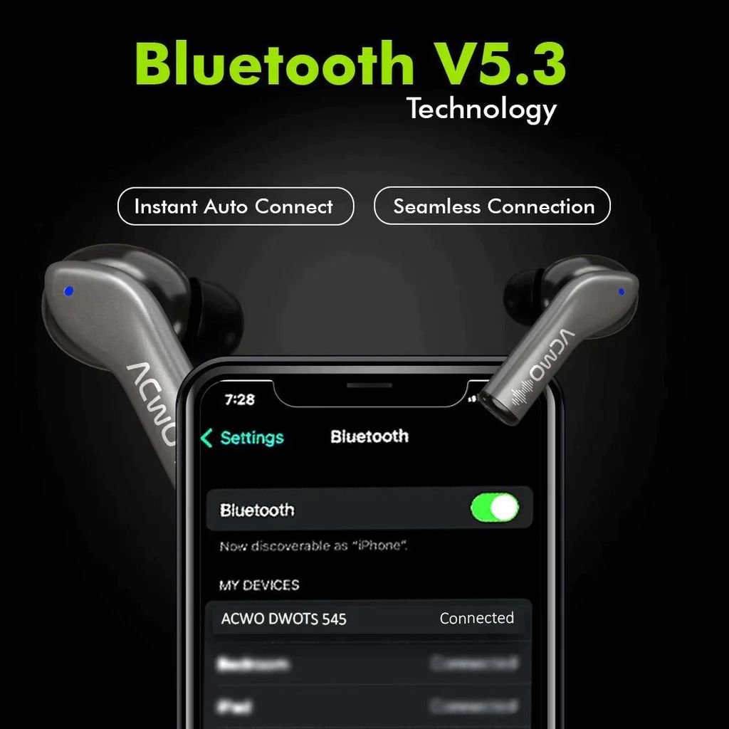 DwOTS 545 - Frosted White - Elevate Your Music Experience (Frosted White) | 365 Day Warranty