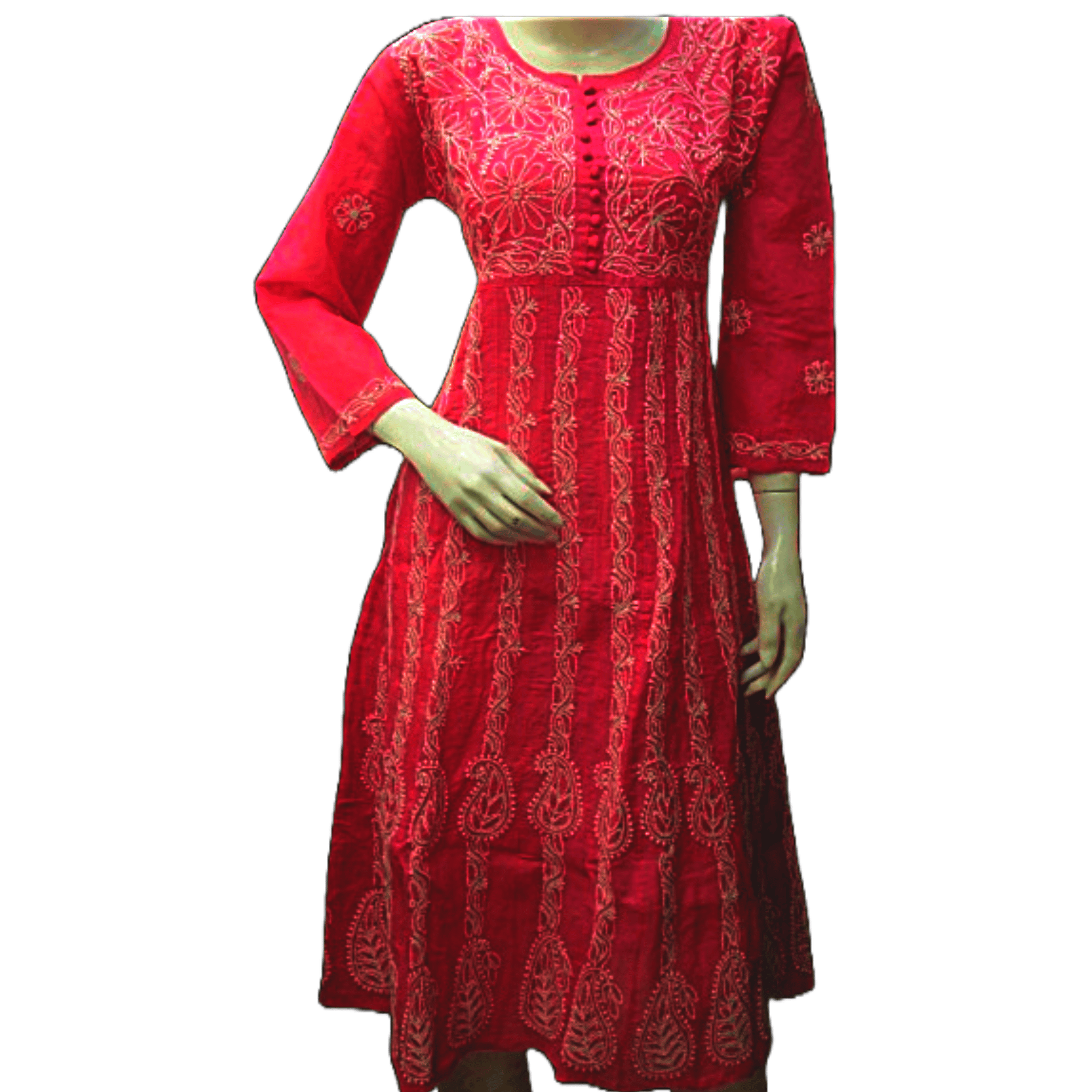 Lucknowi Hand Chikankari  kurti
