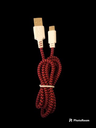 Type C Cable For Charging And Data Transfer. 3 Amp , Nylon Braided, 1 Meter