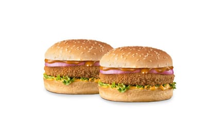 Veg Snacker Burger + Veg Snacker Burger