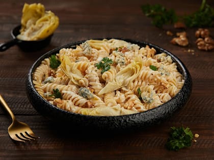 Fusilli With Creamy Mixed Cheese Sauce