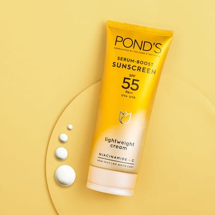 Pond's Serum boost Sunscreen cream SPF 55
