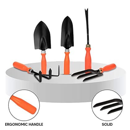 Pruner, Big and Small Trowel, Cultivator, Fork, iWeeder Garden Tool Kit (6 Tools) Pruner, Big and Small Trowel, Cultivator, Fork, iWeeder Garden Tool Kit (6 Tools)