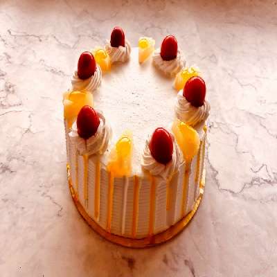 Pineapple Cake Eggless-500 Gm