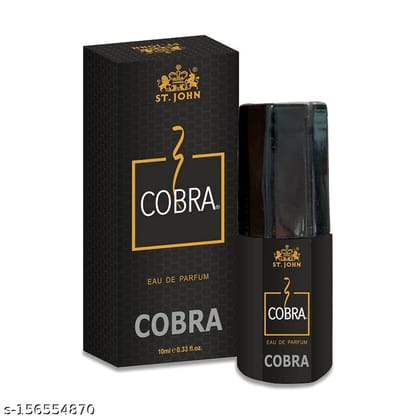 ST-JOHN Cobra 10ml Pocket Friendly Perfume Long Lasting Fragrance Eau de Parfum - 10 ml (For Men & Women) (Pack Of 5)