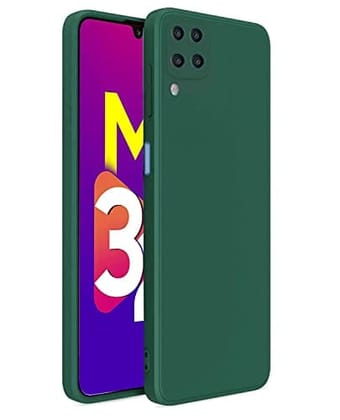 Samsung Galaxy M32 4G Back Cover Case Liquid silicone - Green
