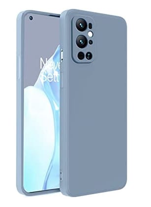 OnePlus 9 Pro Back Cover Case Liquid silicone - Gray