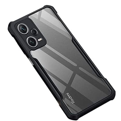 Redmi Note 12 Pro Plus 5G Shockproof Clear Case - Black