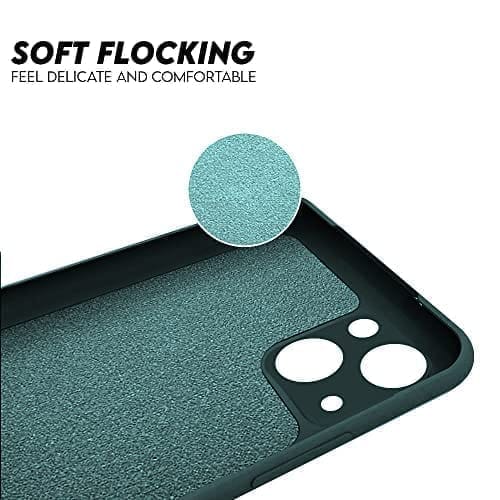 Winble iPhone 13 Mini Back Cover Case Liquid Silicone (Green)