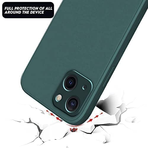 Winble iPhone 13 Mini Back Cover Case Liquid Silicone (Green)