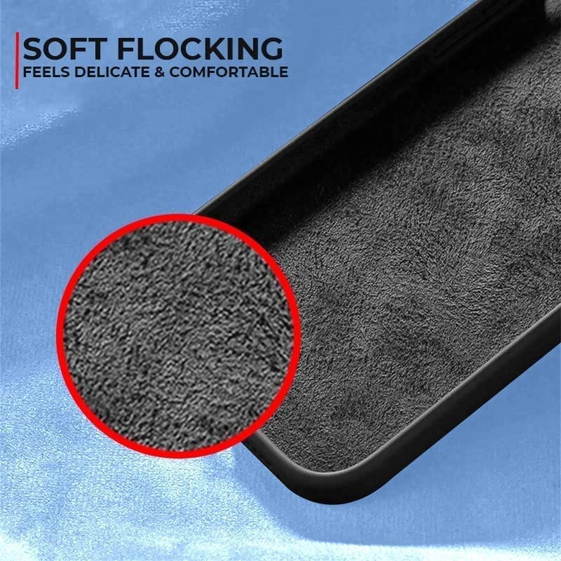 Winble OnePlus 11R 5G Back Cover Case Liquid Silicone (Black)