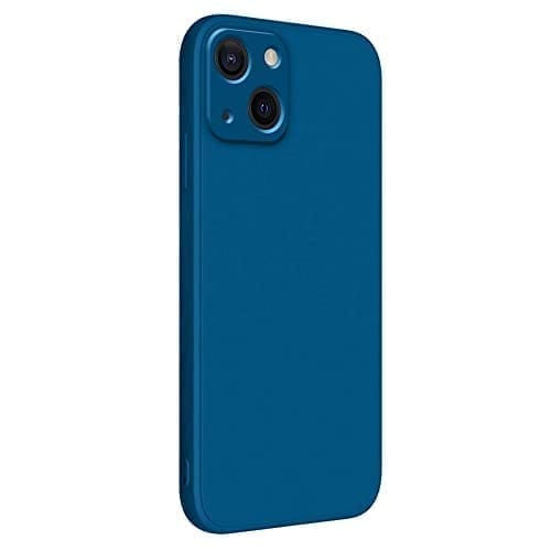 Winble iPhone 13 Back Cover Case Liquid Silicone (Blue)