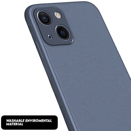 Winble iPhone 13 Back Cover Case Liquid Silicone (Gray)