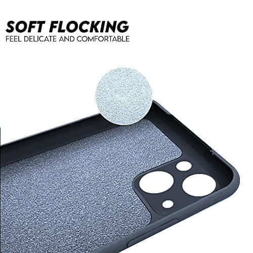 Winble iPhone 13 Back Cover Case Liquid Silicone (Gray)