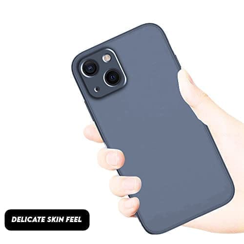 Winble iPhone 13 Back Cover Case Liquid Silicone (Gray)