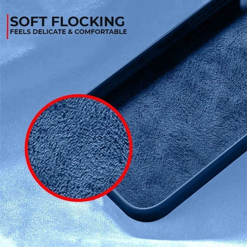 Winble Samsung Galaxy M13 5G Back Cover Case Liquid Silicone (Blue)