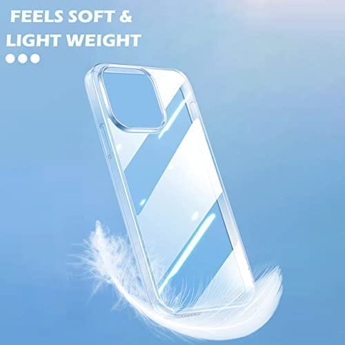 Winble iPhone 14 Plus Back Cover Case Camera Protection Transparent