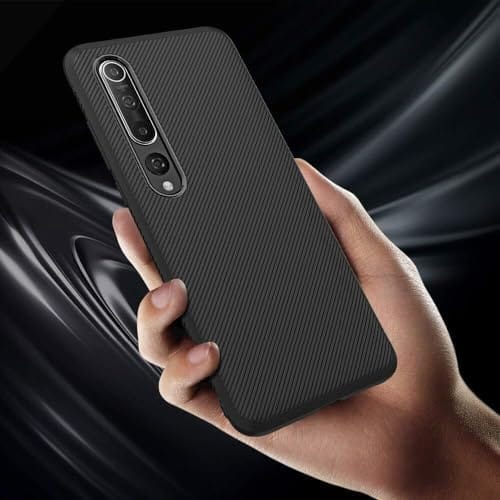 Winble Xiaomi Mi 10 5G / Mi 10 Pro 5G Back Cover Case Line Soft Armor