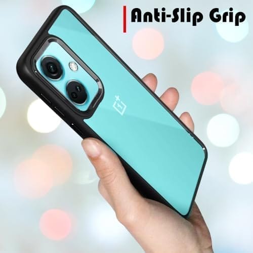 Winble OnePlus Nord CE 3 5G Back Cover Case Metal Camera Guard Hard Acrylic Clear Back