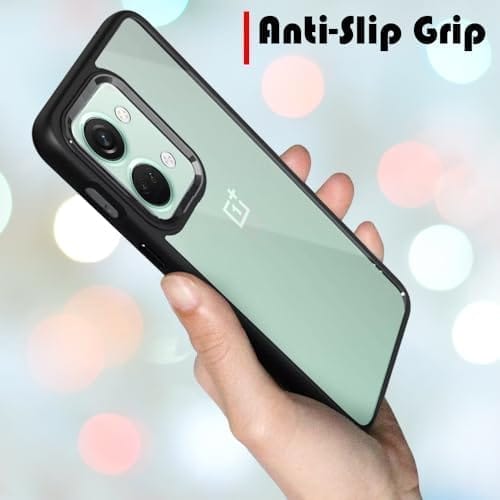 Winble OnePlus Nord 3 5G Back Cover Case Metal Camera Guard Hard Acrylic Clear Back