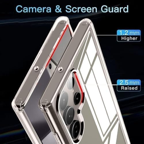 Winble Samsung Galaxy S24 Ultra 5G Back Cover Ultra Hybrid Crystal Clear Back