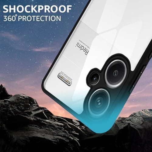 Winble Redmi Note 13 Pro Plus 5G Back Cover Camera Guard Acrylic Clear Protective