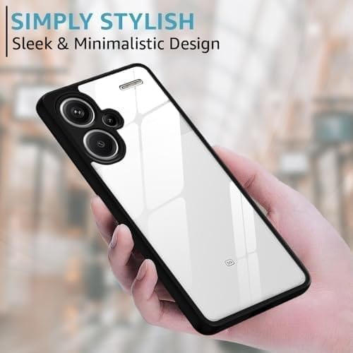 Winble Redmi Note 13 Pro Plus 5G Back Cover Camera Guard Acrylic Clear Protective