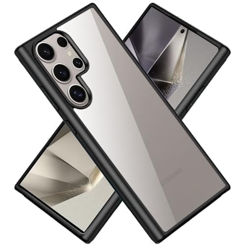 Winble Samsung Galaxy S24 Ultra 5G Back Cover Camera Guard Acrylic Clear Protective Back