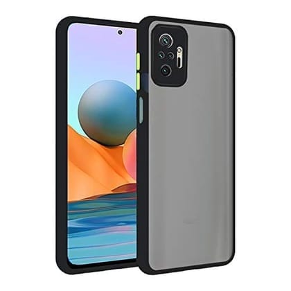Winble Redmi Note 10 Pro / Redmi Note 10 Pro Max Back Cover Case Smoke (Black)